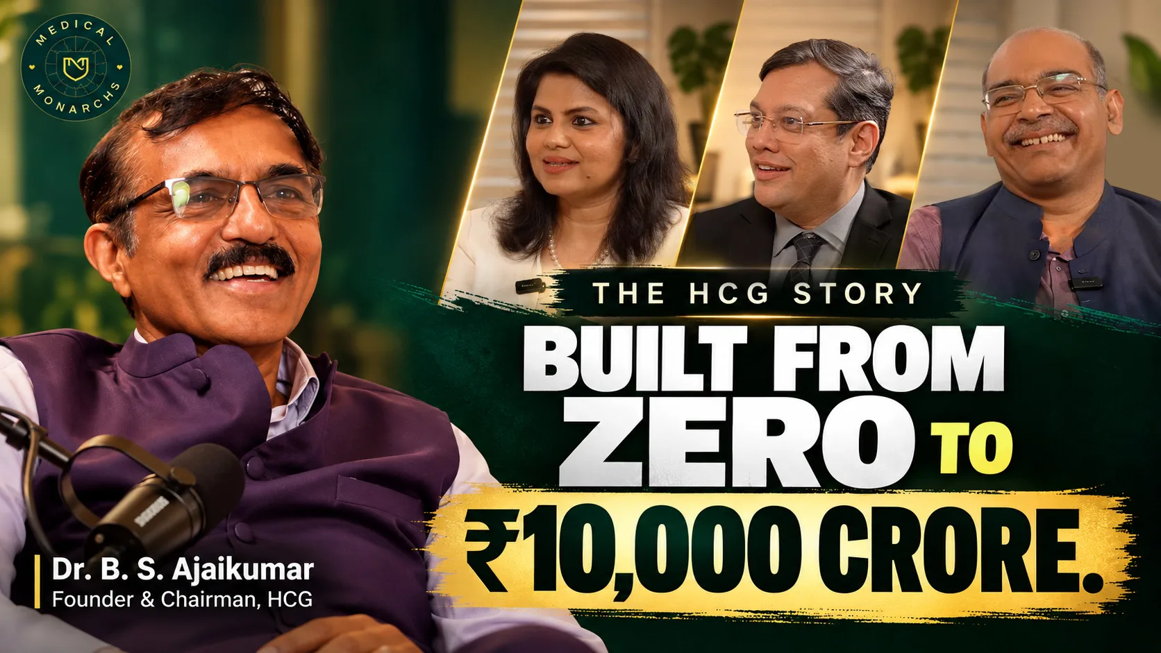 Building a ₹10,000 Crore Hospital Chain: Dr Ajaikumar on HCG’s Journey | Medical Monarchs Season 2